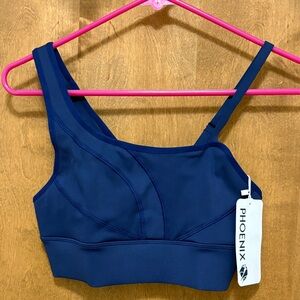 523. Phoenix Prague Navy Support Crop Bralette